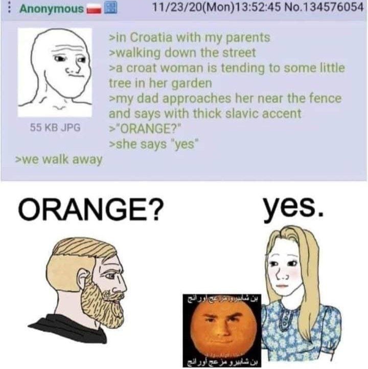 orange? - meme
