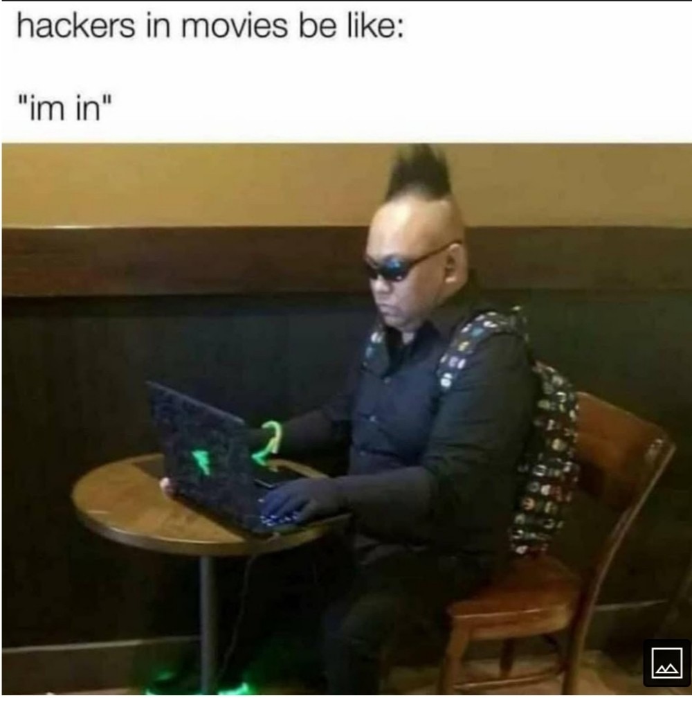 un hacker - meme