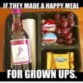 Happy meal for grown ups