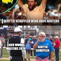 Scottie Scheffle wins 2024 Masters meme