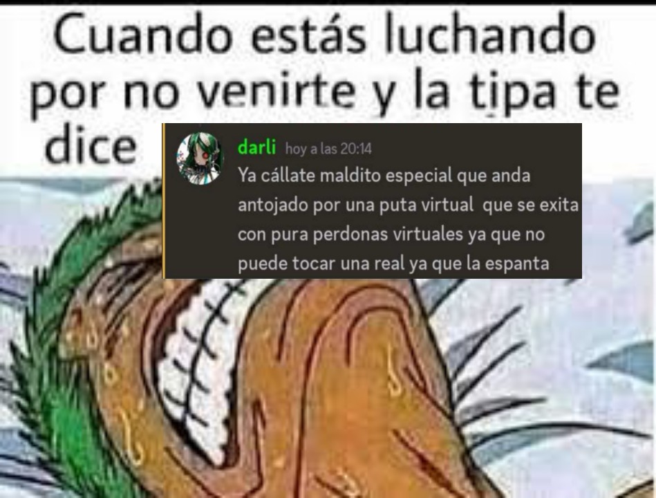 ACEPTEN EL MEME AUNQUE SEA MALO NESESITO DARLES CONTEXTO DEL SPAAM DEL DOMINGO ANTERIOR