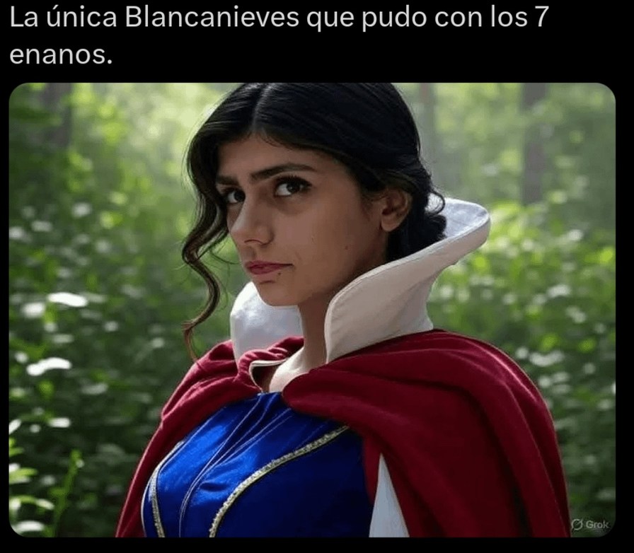 meme de humor negro de blancanieves