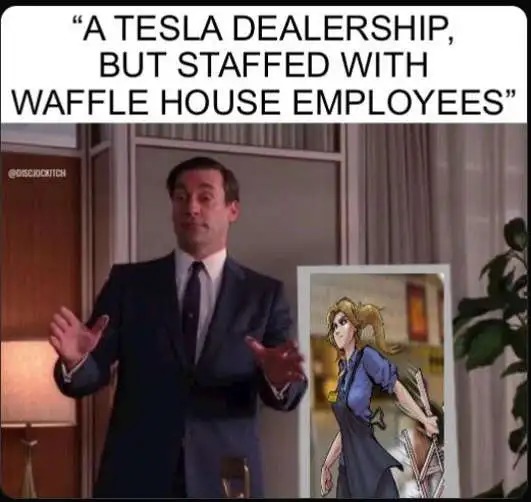 Tesla waffles - meme