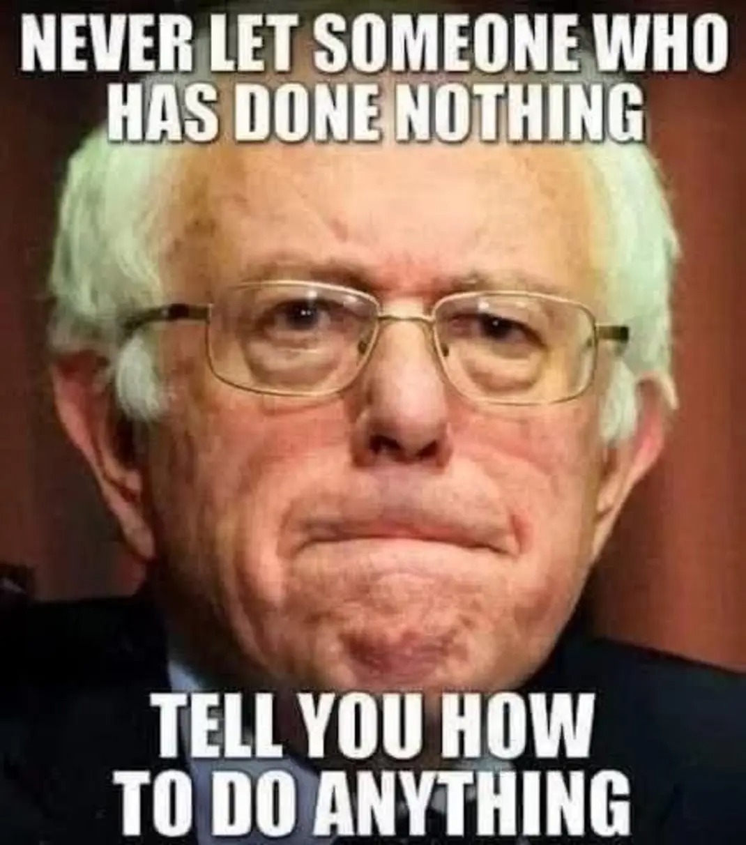 He only helps himself - meme
