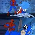 Spiderman please why you do dis  ;___;