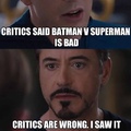 what do you think about Batman v Superman??