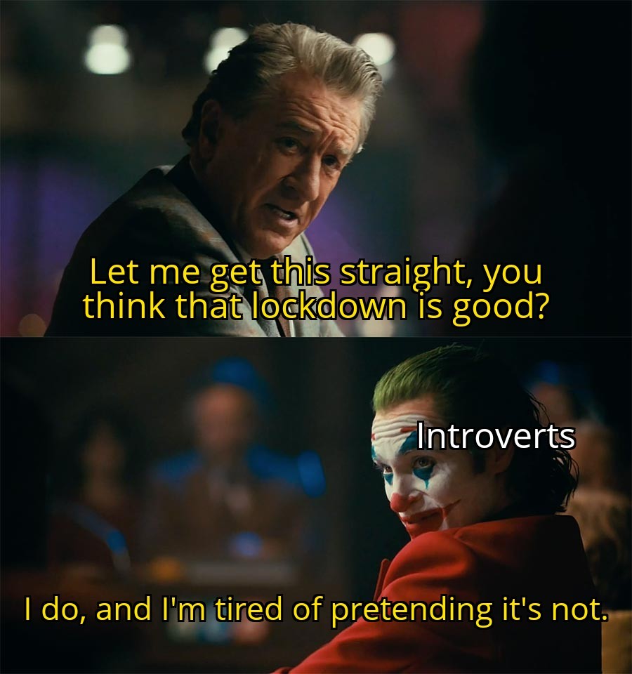 Introverts anybody? - meme