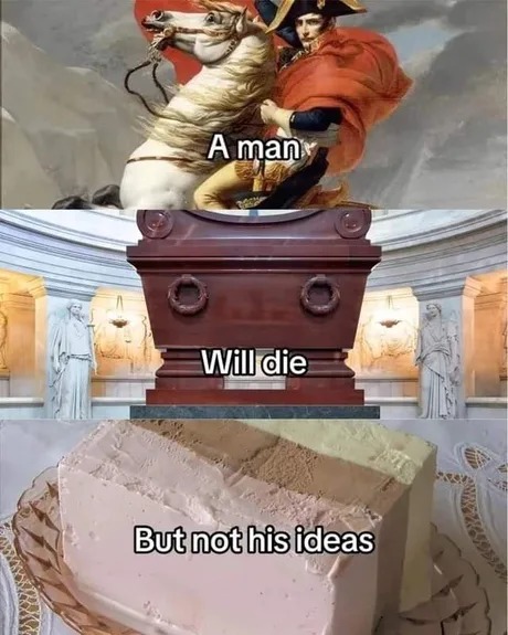 Napoleon ideas will survive - meme