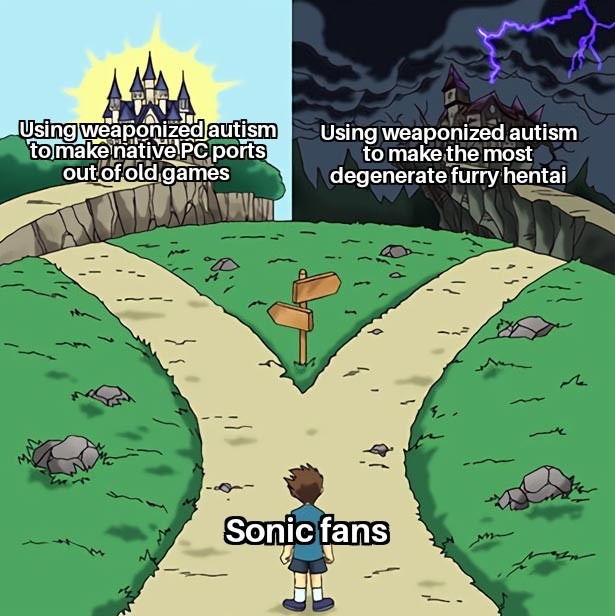 Dongs in a native PC port - meme