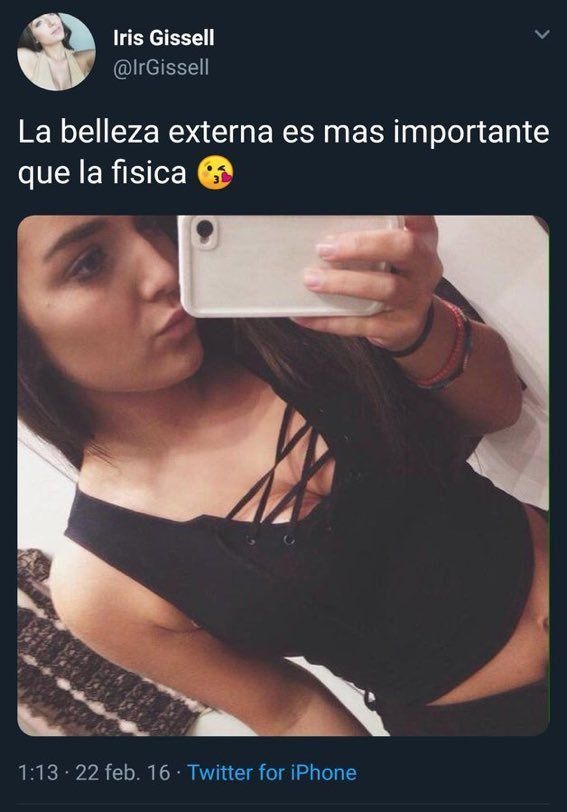 La belleza que llevamos por dentro es más importante que la interna - meme