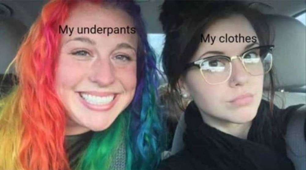 business outside, party in my pants - meme