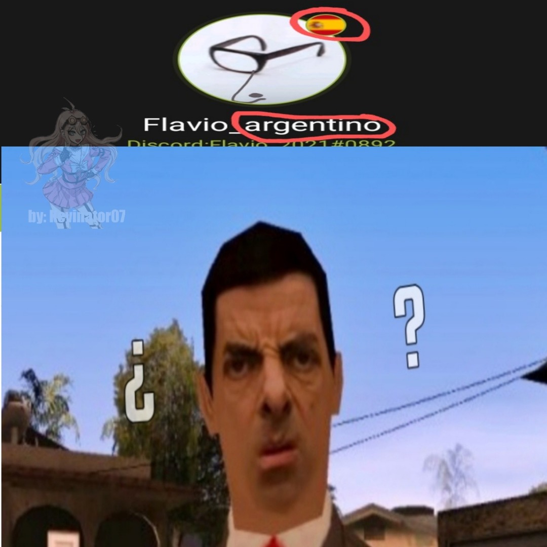 Flavio argentino but es de españa - meme