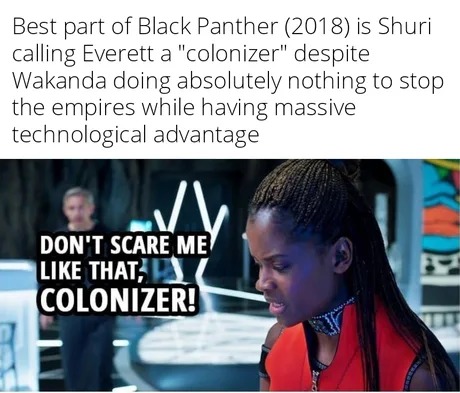 Best part of Black Panther - meme