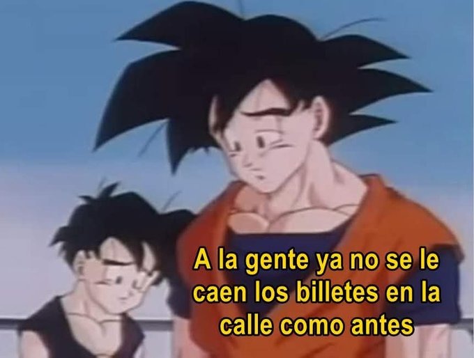 uno ya no se encuentra dinero por la calle - meme