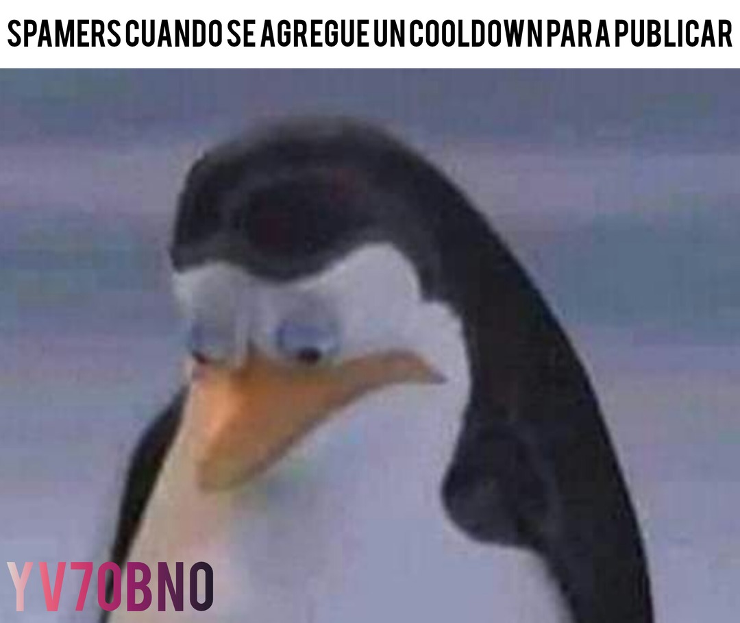 Cooldown para publicar - meme