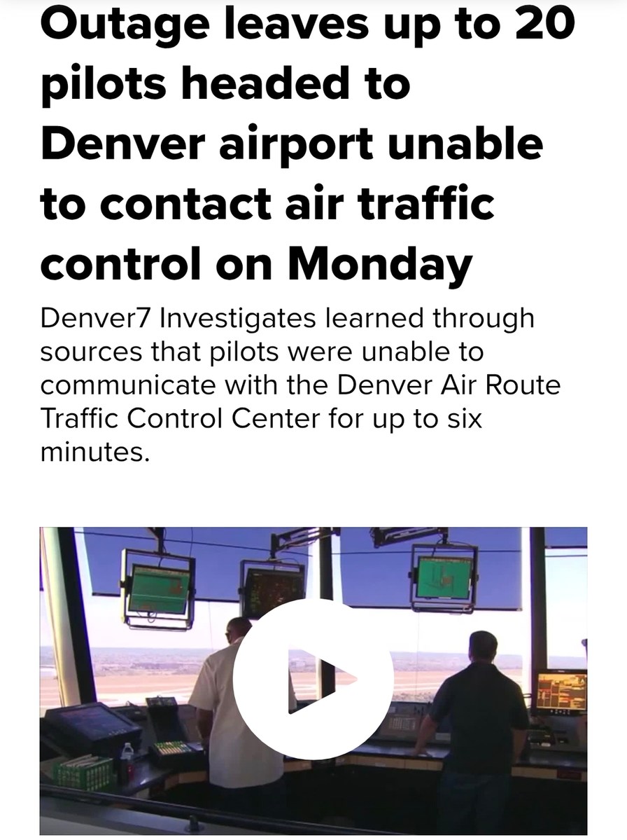 pilots flying blind cause Denver lost the WiFi - meme