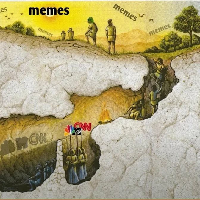 Plato's Cave Analogy - meme