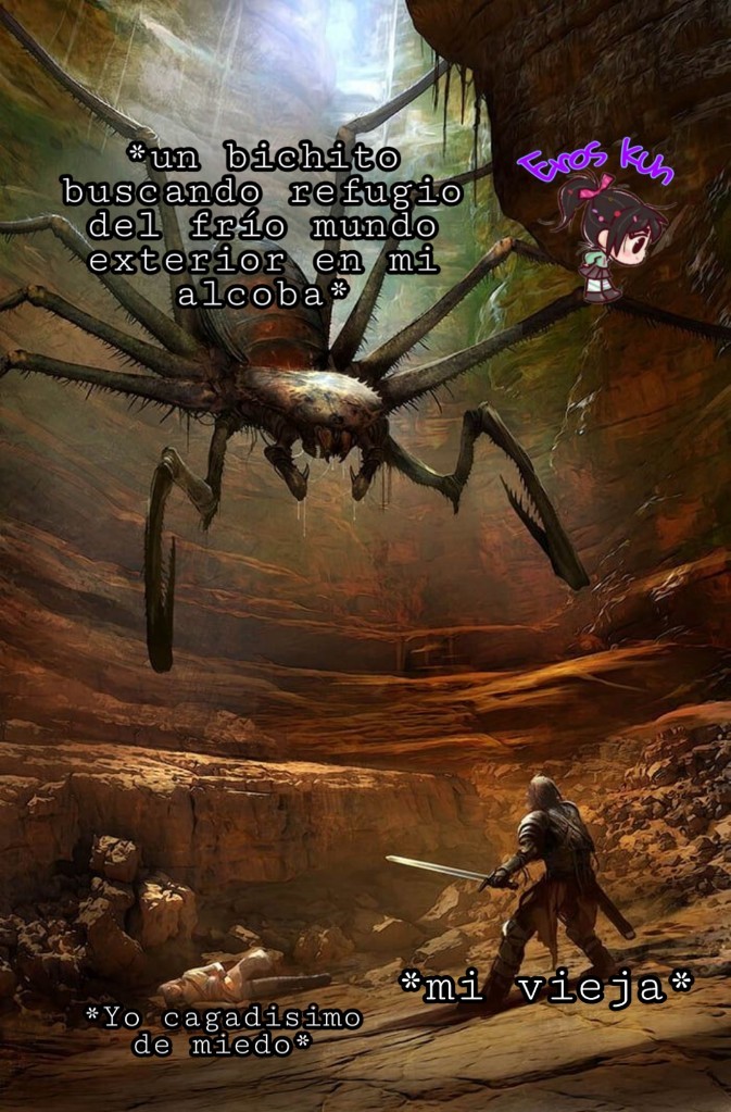 Alguien le teme a las arañas? - meme