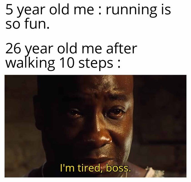 Running is so fun - meme