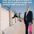 Can't stump the Skater Trump