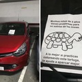 Malditos imbéciles que no saben aparcar