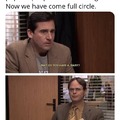 Dwight is crazy, but maybe he's onto something