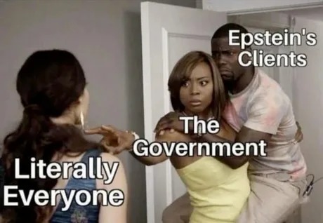 Epstein's clients meme