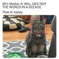 It doesn't seem like AI will destroy the world soon