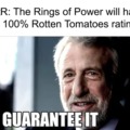 Lord of the rings: Rings of power rotten tomatoes rating