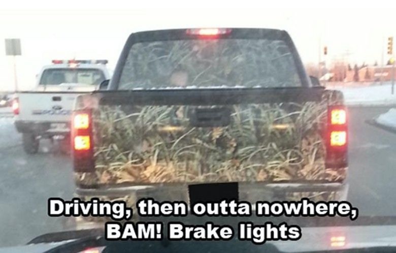 Stealth brake check - meme