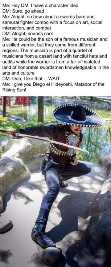 Would his battle cry be "hiya" or "RRRRŔRAAA" - meme