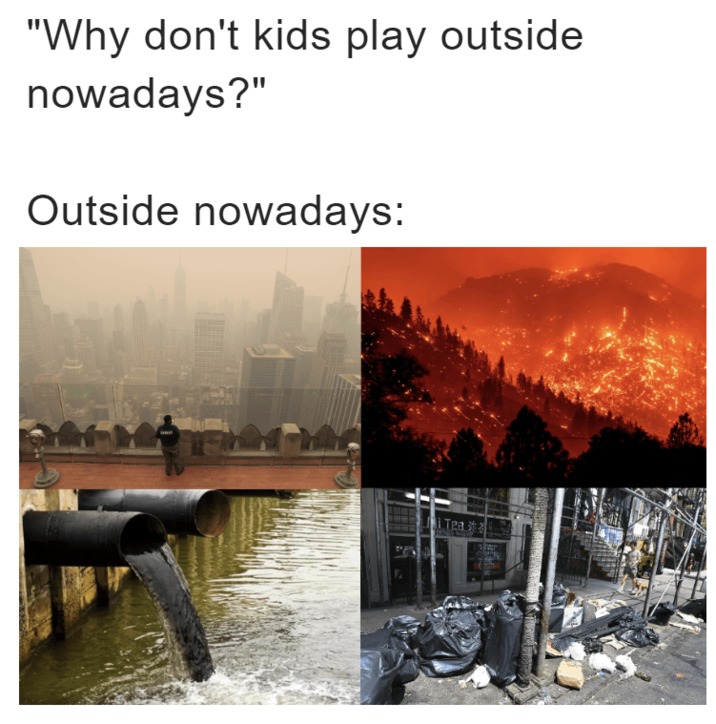 Let's go play outside - meme