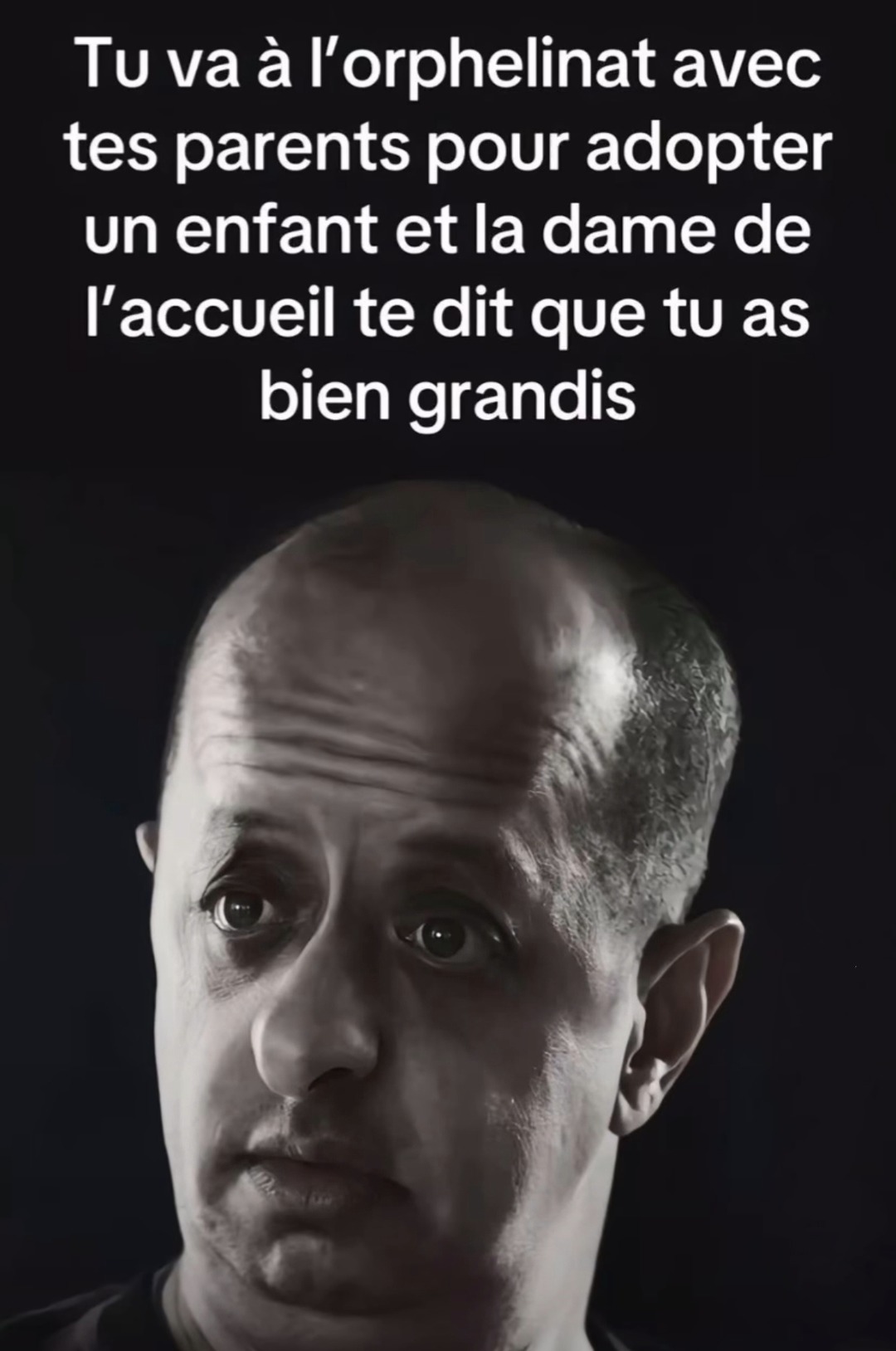 Quand t'es adopté et que tu rates le plot twist - meme
