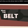 Belt meet ass