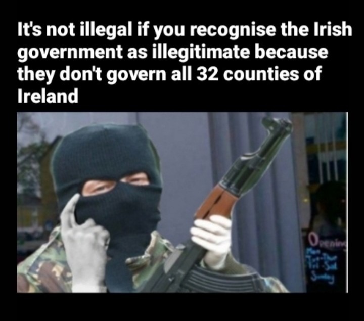 Britain out of Ireland, Ireland out of Europe! - meme