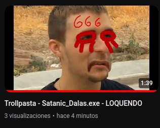 DALAS ES SATÁNICO, A KE MIEDO, TIENE OJOS ROJOS HIPER REALISTAS - meme