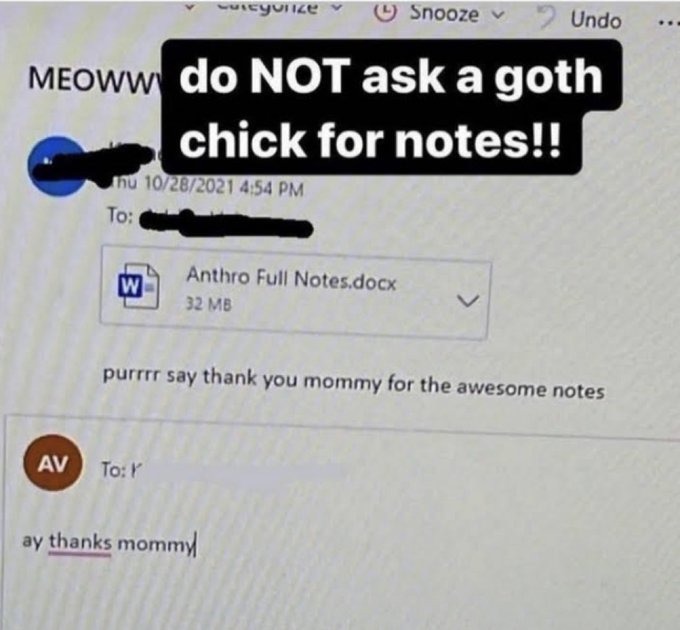 goth - meme
