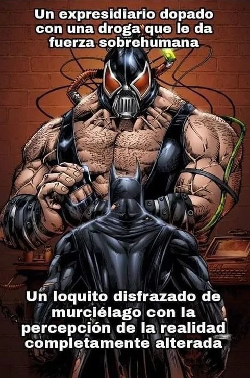 Simplemente Batman *suena something in the way* - meme