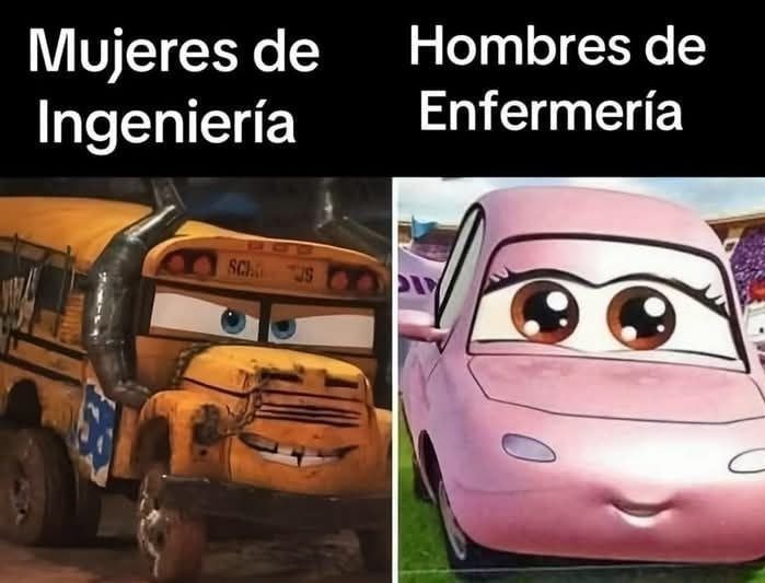 Ingenieros vs enfermeros en la lucha por sobrevivir al semestre - meme