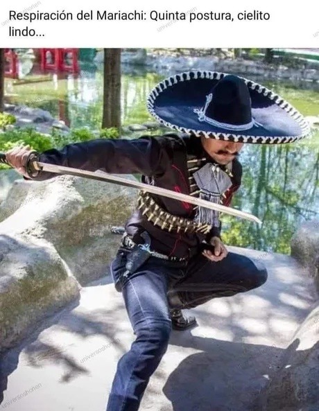 Respiración del Mariachi: quinta forma, cielito lindo - meme