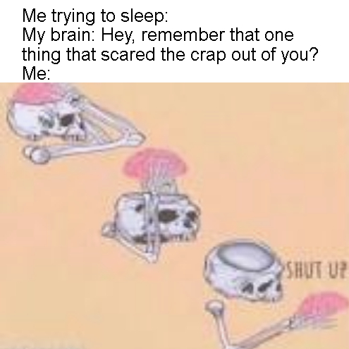 Scary brain - meme