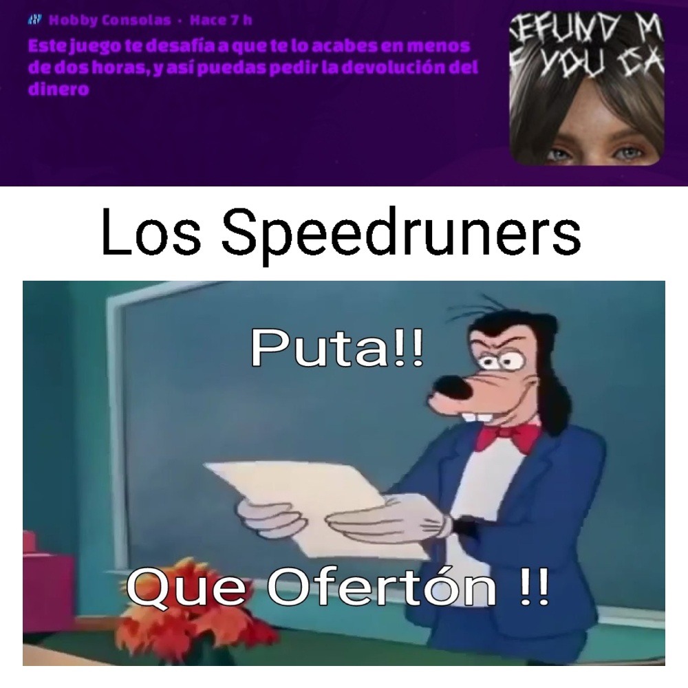 Speedruners - meme