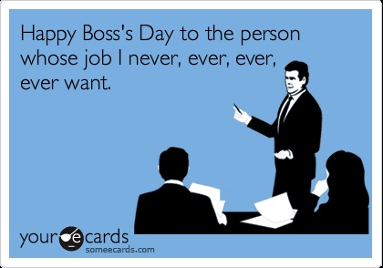 About yesterday's Boss Day - meme