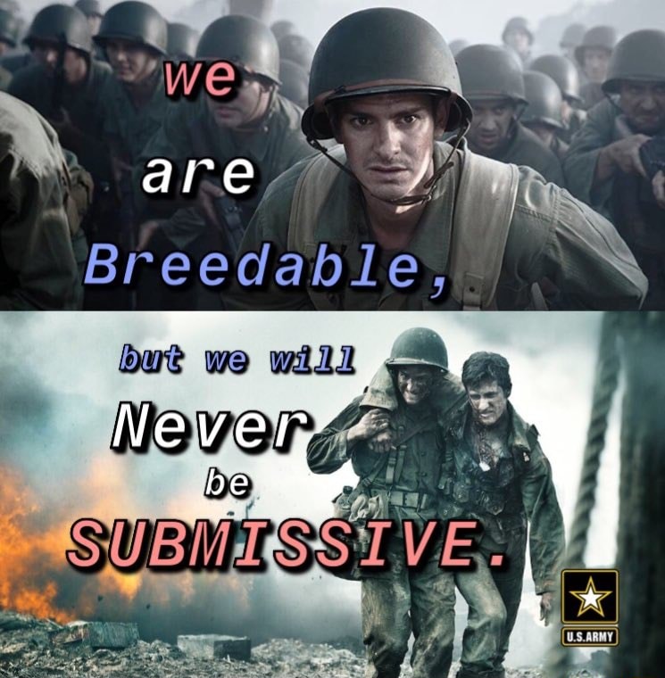 Never submissive - meme
