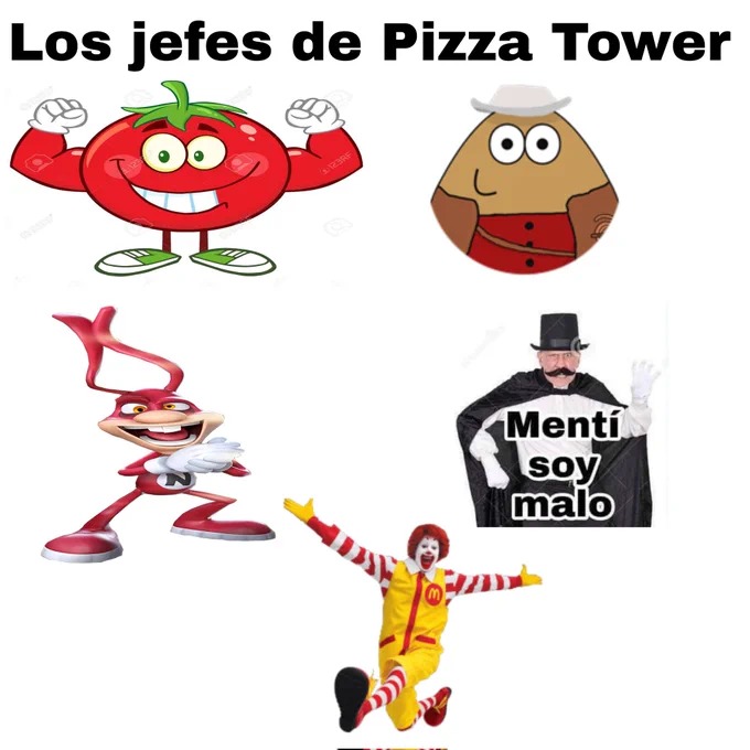 Robado de un fan de pizza torre - meme