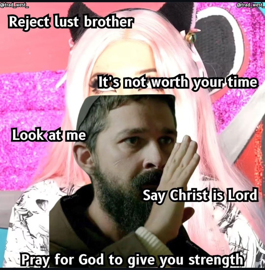 Say it! Say Christ is Lord! - meme