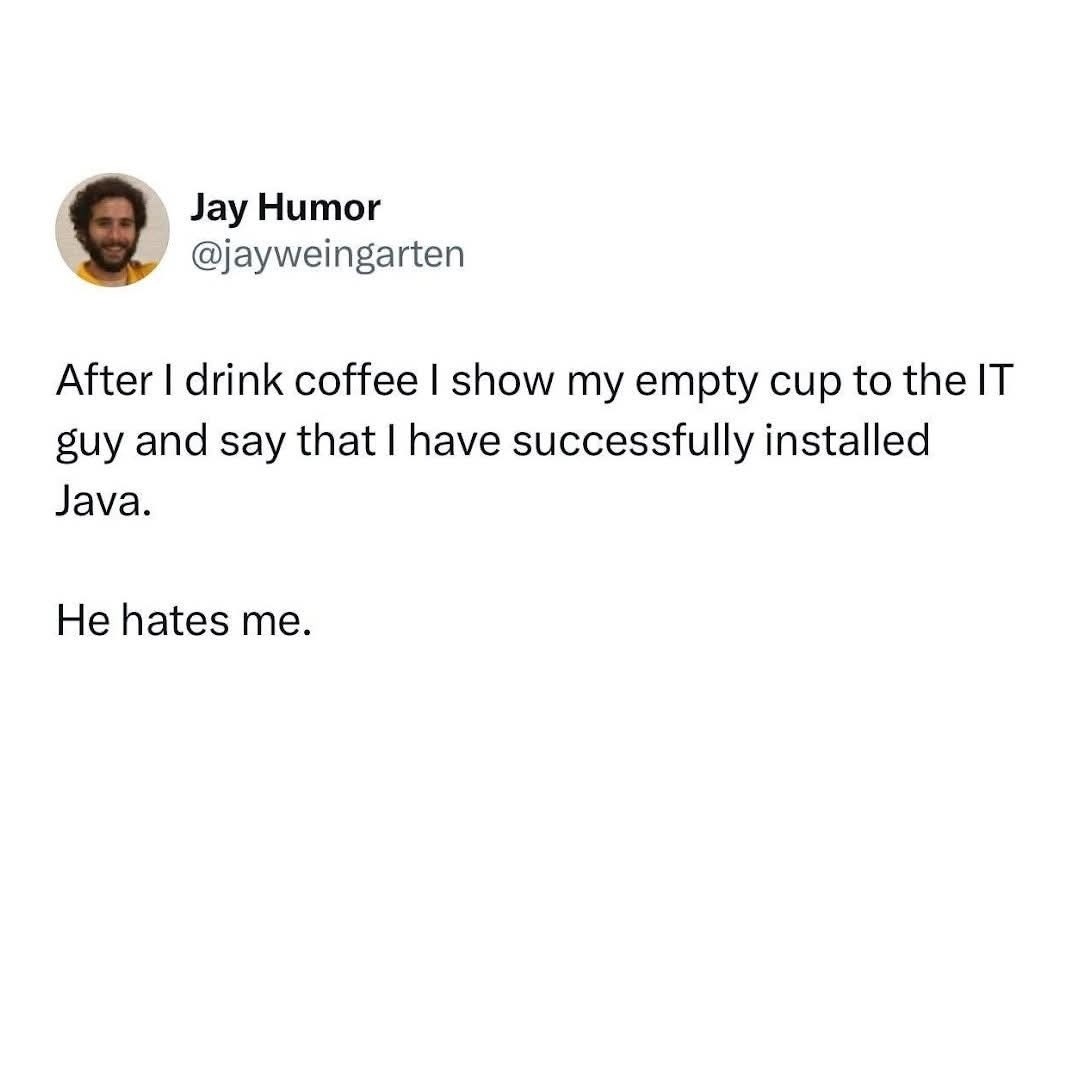 The best Java memes :) Memedroid