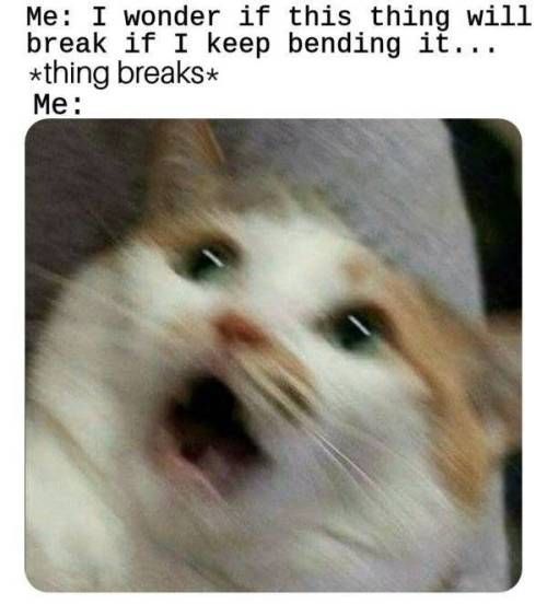 braking things - meme