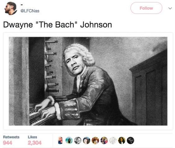 Dwayne The Bach Johnson - meme