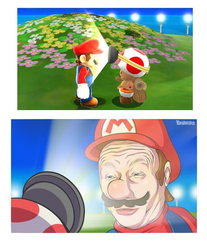 Hello Mario - meme